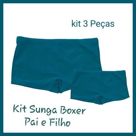 Kit Sunga Boxer Pai E Filho Pe As Promo O Dia Dos Pais Elo