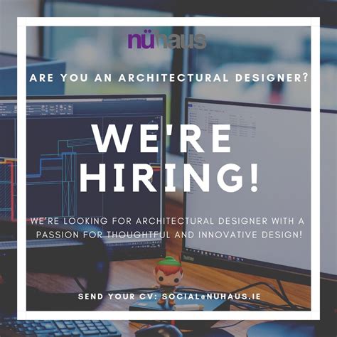 We Are Hiring ArchitecturalDesigner Join Our Fantastic Team