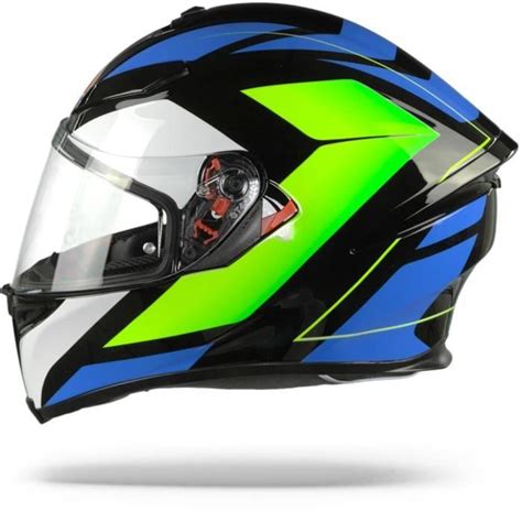 Agv K S Max Vision Core Casque Int Gral Noir Cyan Jaune S Cdiscount Auto