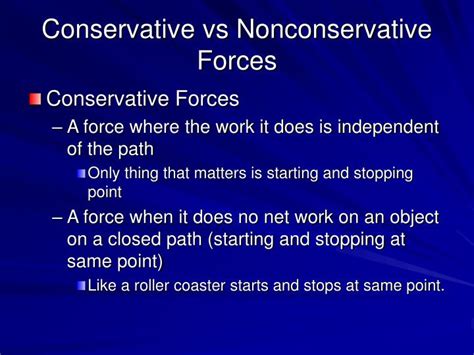 Ppt Gravitational Potential Energy And Conservative Vs