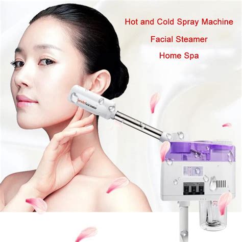 In Hot And Cold Spray Machine Facial Steamer Home Spa Ozone Steaming Ion Sparyer Skin Care