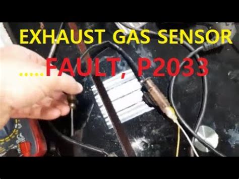 Simple Check Of The Exhaust Gas Temperature Sensor Of The Particulate