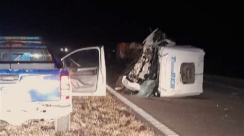 Choque entre dos camiones interrumpió el tránsito en Autopista Córdoba