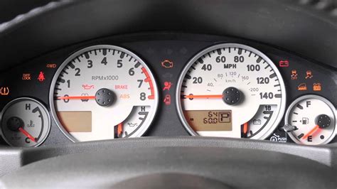 Nissan Frontier Dash Warning Lights