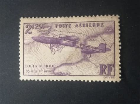 Timbre France Poste A Rienne N Monoplan De Bleriot Neuf Eur