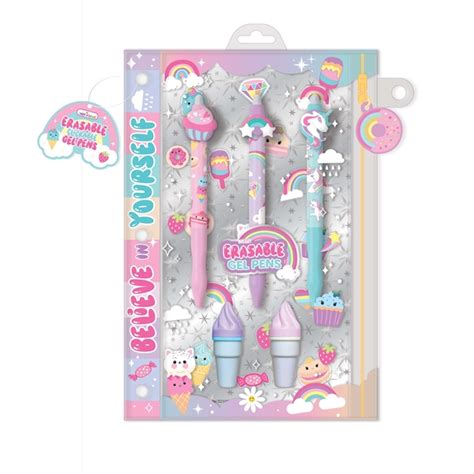 Hot Focus Rainbow Unicorn Click Erasable Gel Pen Set M De Wet Promotions