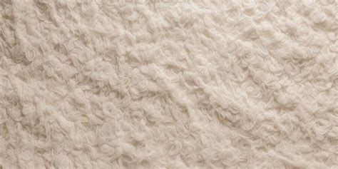 Premium AI Image | The texture of the white fluffy fabric