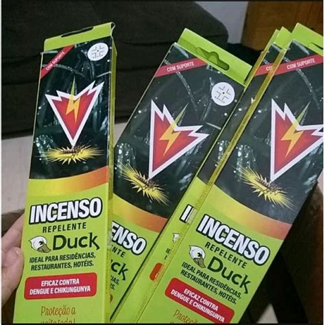 Incenso Mata Mosquito DUCK O Original Mata Pernilongos Repelente Caixa