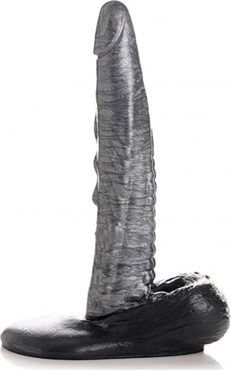 Xr Brands De Gargoyle Keiharde Siliconen Dildo Silver Bol