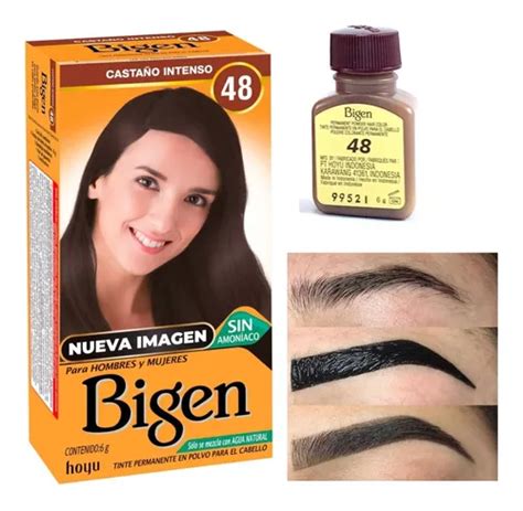 Tinte Bigen En Polvo Semi Permanente Aplicaci N Cejas Henna Env O Gratis