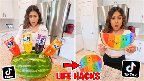 I Tested Viral Tiktok Life Hacks To See If They Work Part Youtube