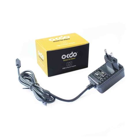 Okdo Raspberry Pi Usb C Power Supply Eu V A Black Raspberrypi Dk