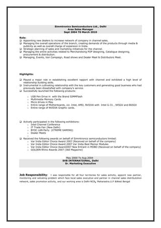 Anuj Shivaji Resume Pdf