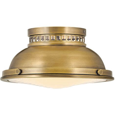 Elstead Amelia Lampada Da Soffitto A Semi Incasso A 2 Luci Ottone Heritage