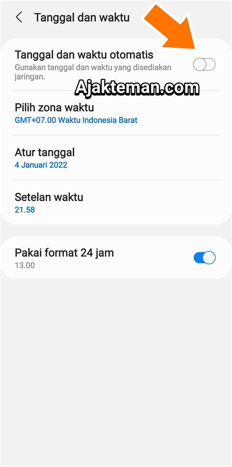 Cara Mengatur Jam Di Hp Samsung Galaxy A S