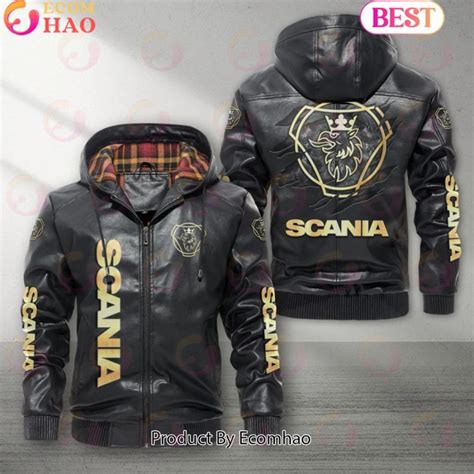 Scania Car New Leather Jacket 2023 - Ecomhao Store