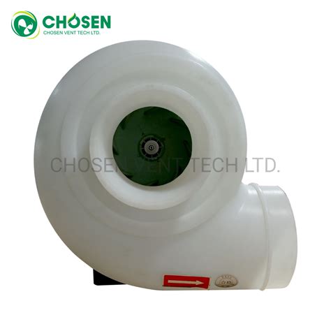 Chosen PP Plastic Fume Hood Centrifugal Ventilation Exhaust Blower Fan