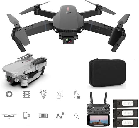 Drones de control remoto con cámara 1080p HD FPV para niños ajuste de