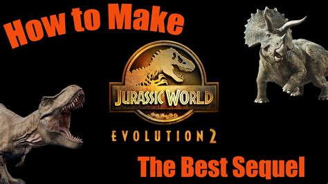 How To Make Jurassic World Evolution 2 The Best Sequel Possible Youtube