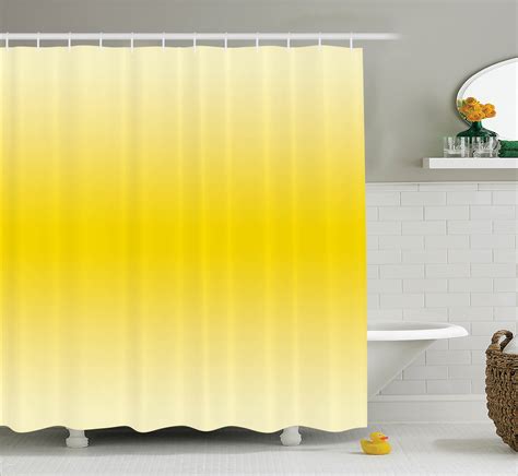 Ombre Shower Curtain Sun Kissed Summer Hot Beach Inspired Ombre Design Digital Printed Room