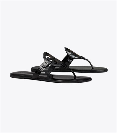 Black Patent Flip Flop Sandals Atelier Yuwa Ciao Jp