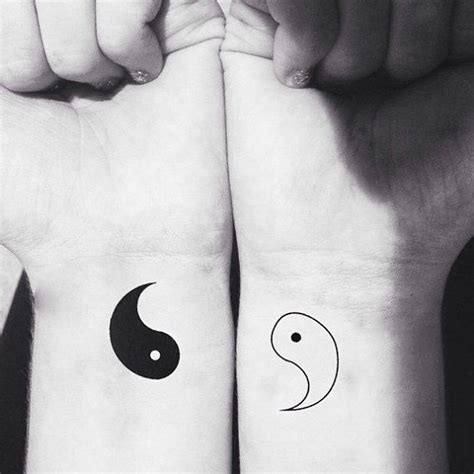 Pcs Yin Yang Tattoo Inknart Temporary Tattoo Set Pack Tattoo Quote