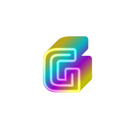 Colorful 3d Letter 29722435 Png