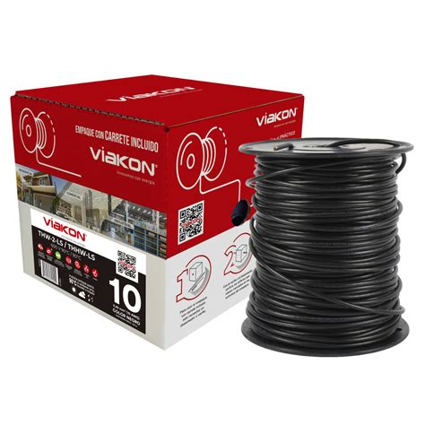 Cable Thw Ls Thhw Ls Calibre Negro M Viakon The Home Depot