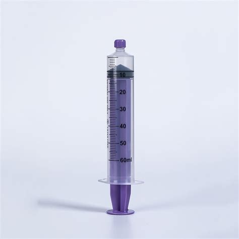 Disposable Medical Ml Enteral Feeding Syringe Enfit Syringe With Cap