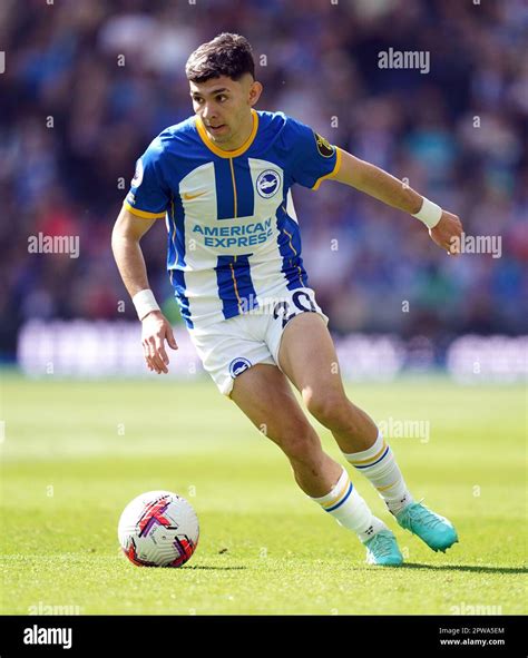 Brighton And Hove Albion S Julio Enciso During The Premier League Match