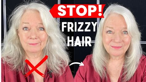 Frizzy Hair Care And Styling Women Over 50 Youtube