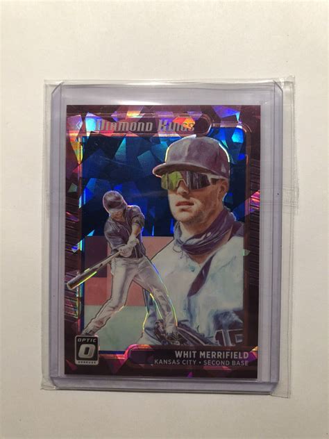 2021 Donruss Optic Diamond Kings Blue Cracked Ice Prizm 27 Whit