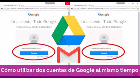 Trabajar Con Varias Cuentas De Google Drive O Gmail A La Vez Youtube