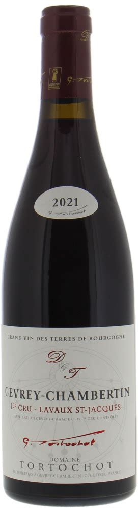 Gevrey Chambertin Lavaux Saint Jacques 1er Cru 2021 Domaine Tortochot