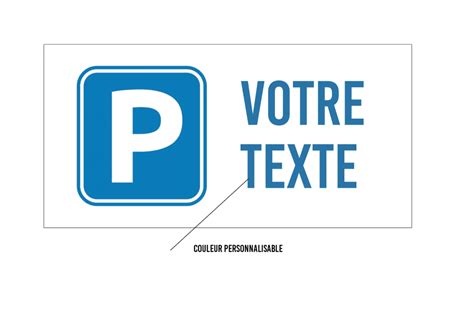 Panneau Place De Parking Personnalisable Leonard Dijon