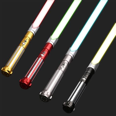 Cieltan New Rgb Lightsaber Metal Handle Heavy Dueling Blade Blaster Foc