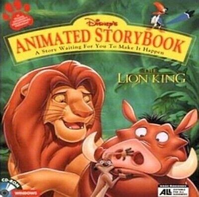 Disney Lion King Animated Storybook CD With Program Handbook For