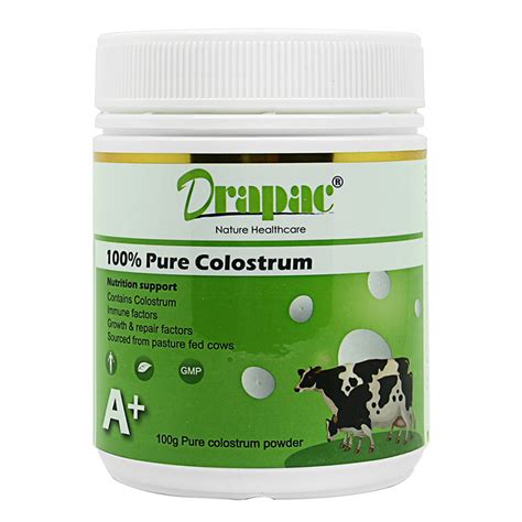 100 Pure Colostrum Powder 100g Drapac