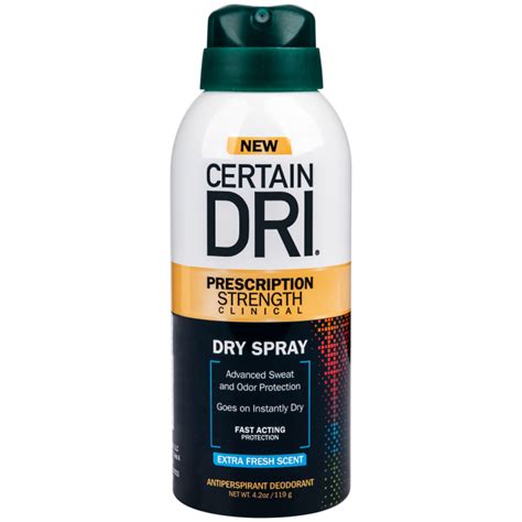 Certain Dri Prescription Strength Clinical Antiperspirant Deodorant Dry