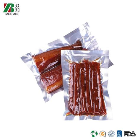 Vacuum Sealed Pouch Nylon Packaging Bags For Food Laminated Clear