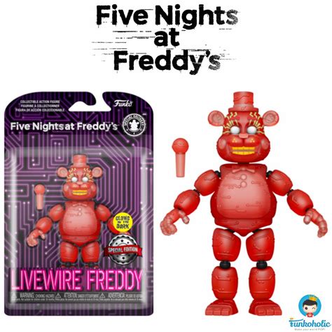 Jual Funko Articulated Action Figures Fnaf Livewire Freddy Glow