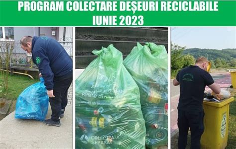 Programul De Colectare A De Eurilor Reciclabile Pentru Luna Iunie N