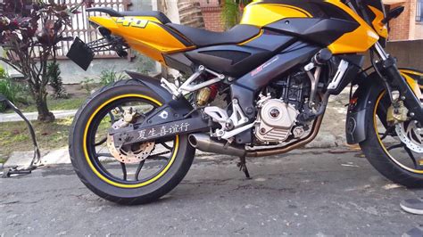 Pulsar 200 Ns Modificada Por Kit Racing Youtube