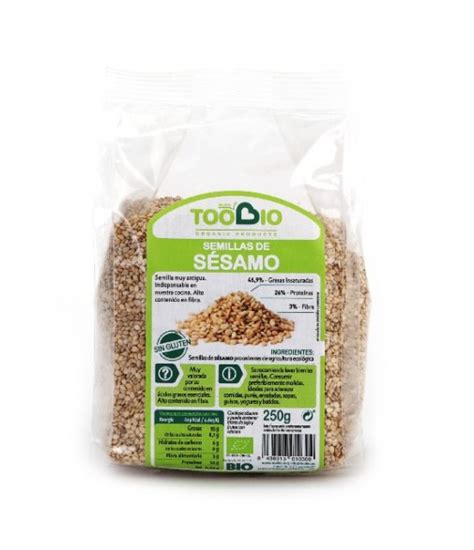 Sesamo Natural Bio 250 Gr Toobio Farmaten