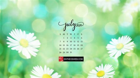 2025 July Calendar Wallpaper Darci Elonore