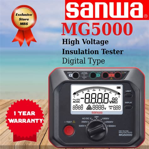 Sanwa Mg Kv Digital Insulation Tester High Voltage Insulation