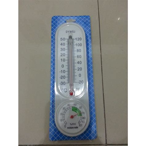 Jual Ss Termometer Higrometer Ruang Thermometer Hygrometer Analog Raksa