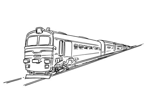 coloriage wagon de train