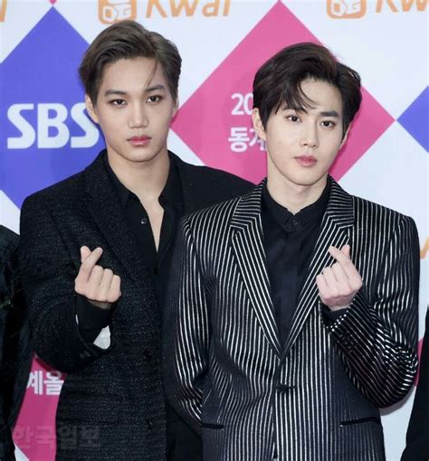 171225 EXO KAI SUHO 2017 SBS Gayo Daejun Red Carpet