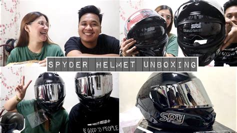 AFFORDABLE SPYDER HELMET FROM SHOPEE SPY STRIKE V2 DUAL VISOR YouTube